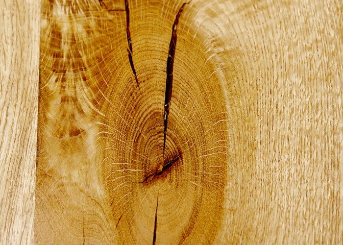 Another shot of an Oak knot filled with clear epoxy resin. Local Oak. handmade bespoke dining table 